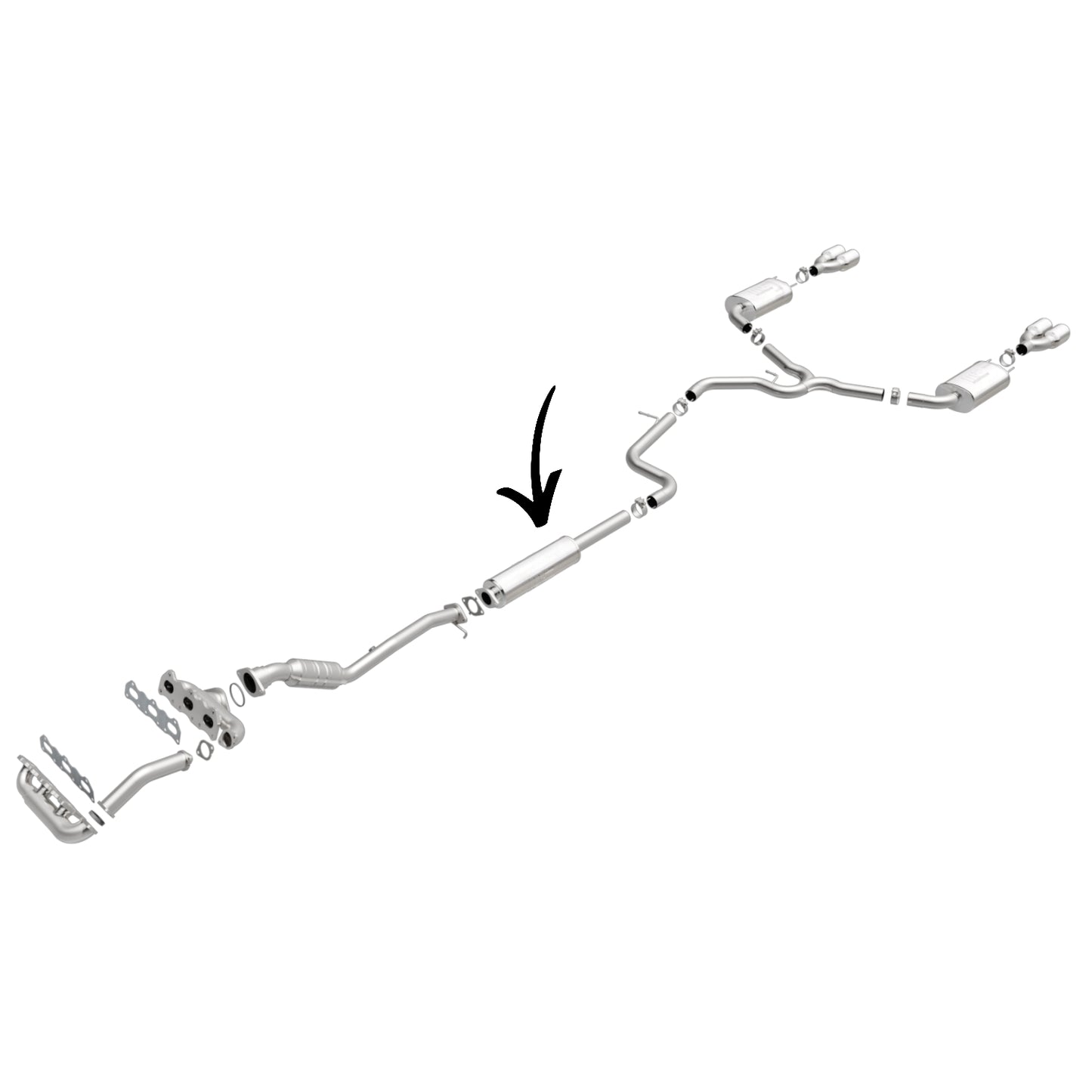 Tuyau de résonateur pour Pontiac Grand Prix 3.8L (2005-2008)