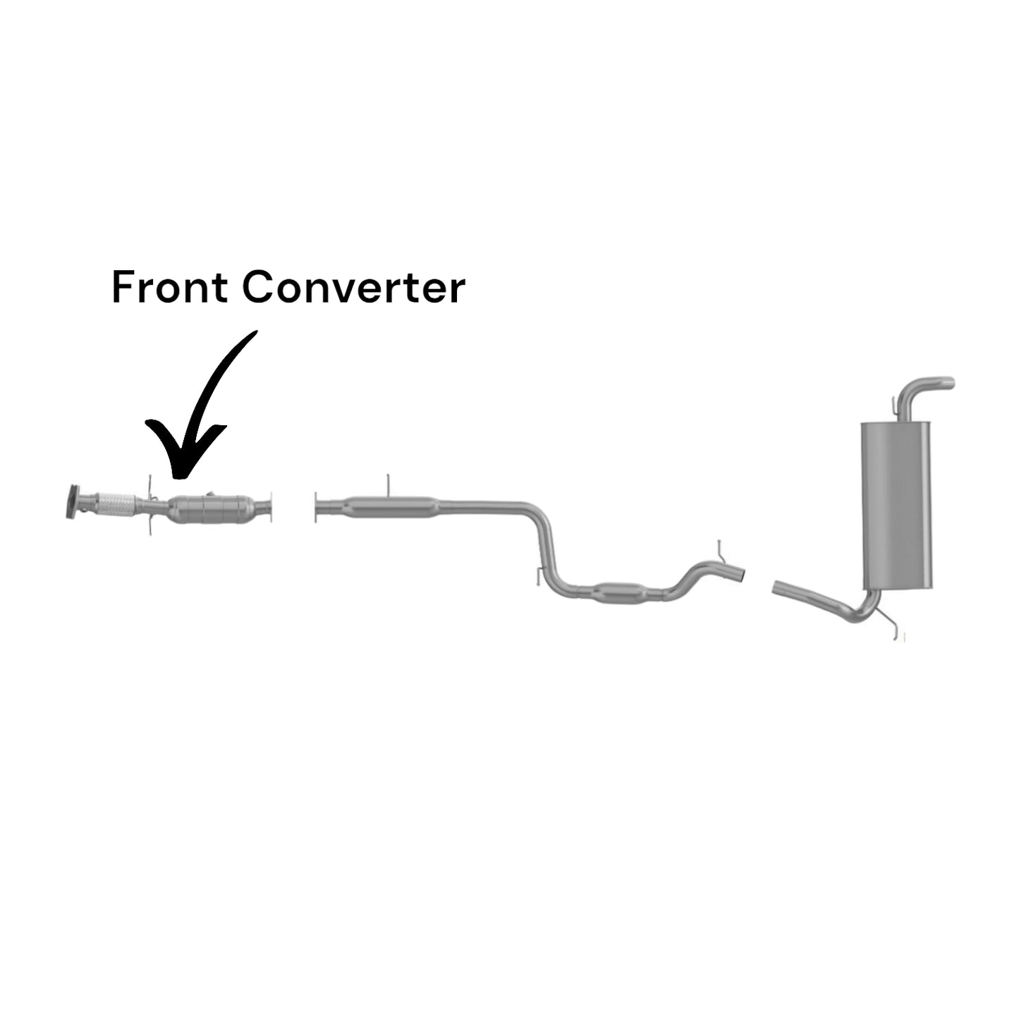 Volvo C30 2007-2010 2.4L Catalytic Converter