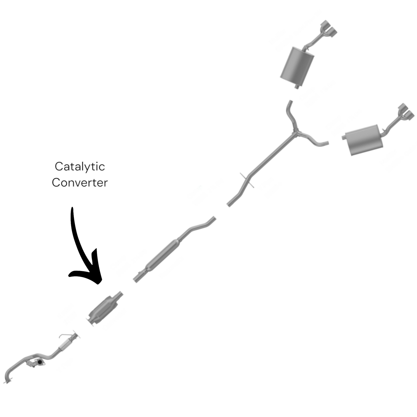 Cadillac DeVille 4.6L 2000-2005 Catalytic Converter