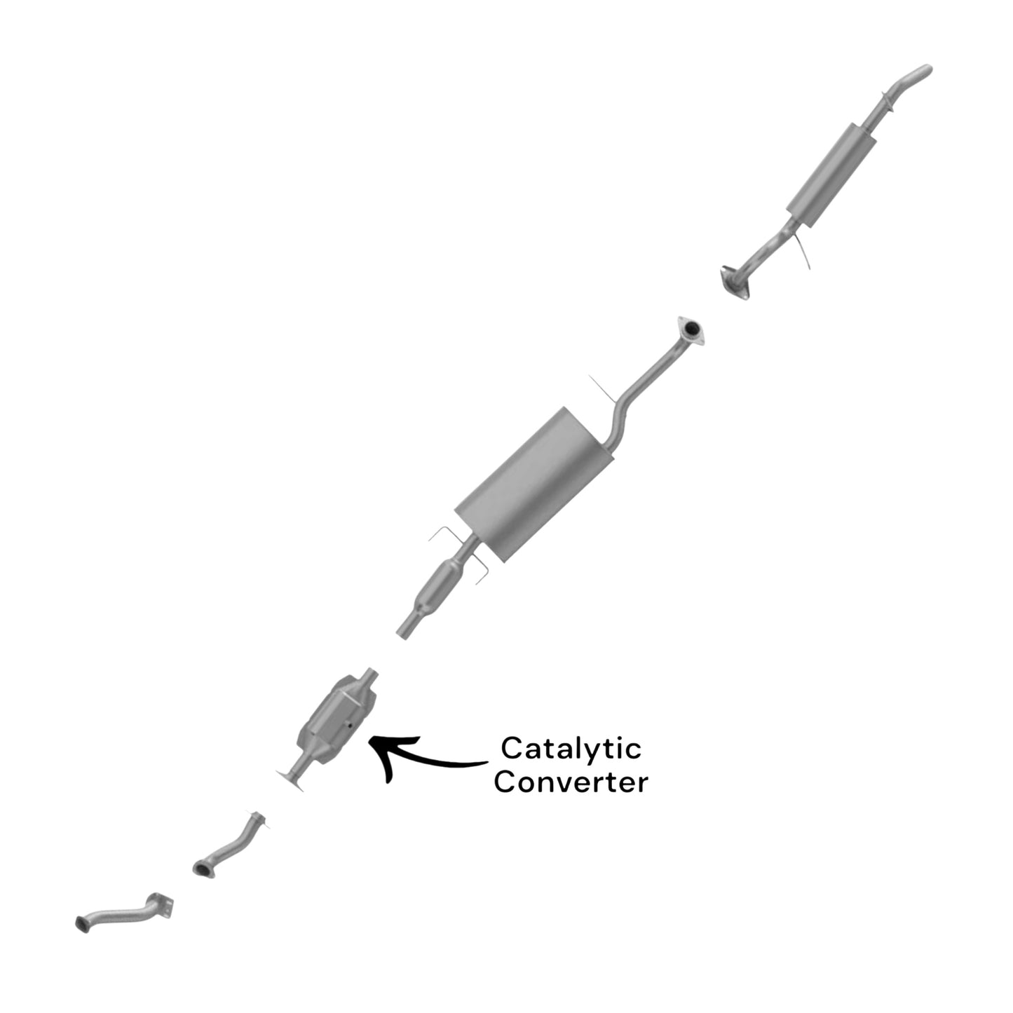 Mercury Mariner 2.5L (2009-2011) (Non-Hybrid) Catalytic Converter