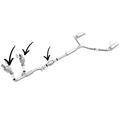 Convertisseurs avant/central/arrière pour Acura MDX 3.5L 2003-2006 (ensemble de 3)