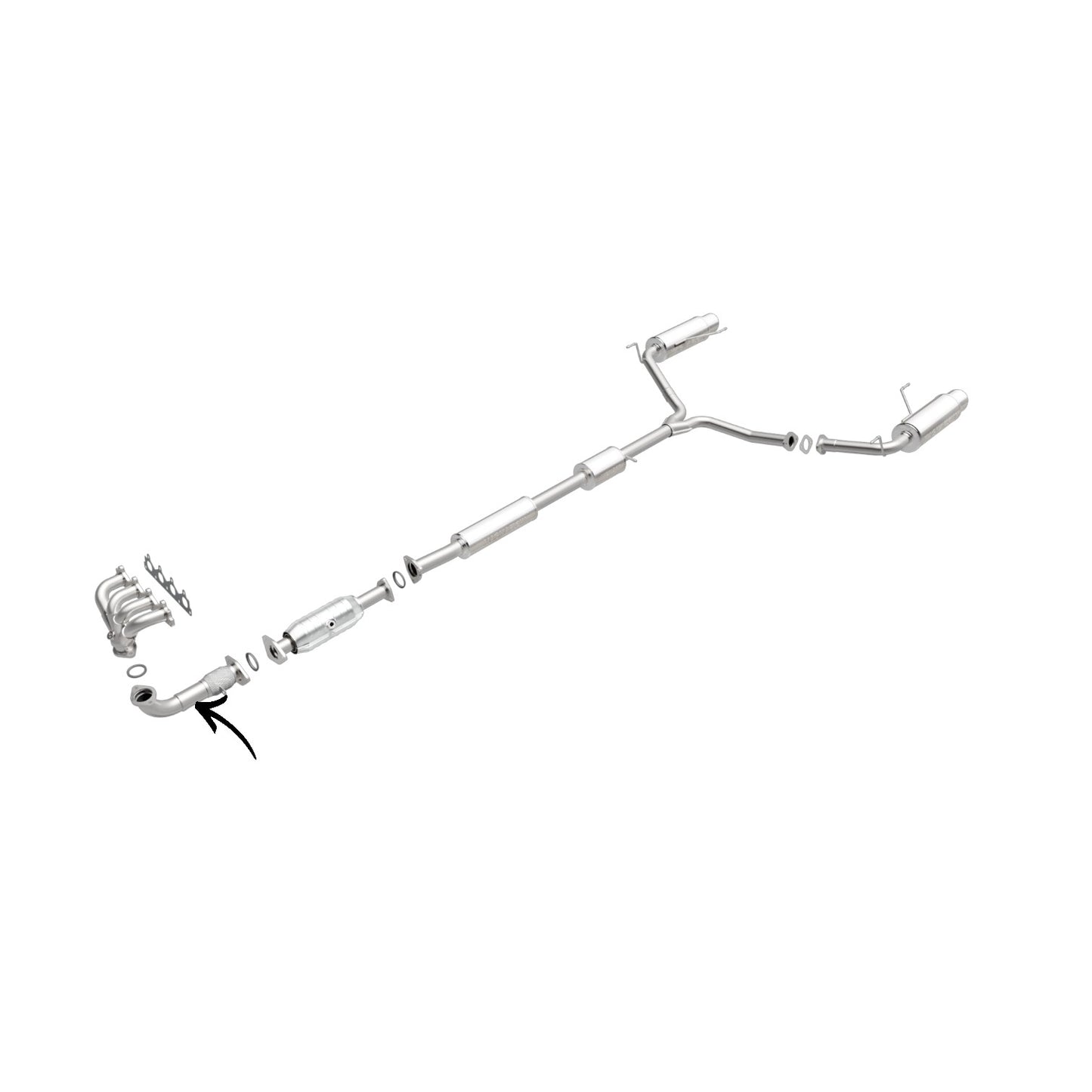 Acura TSX 2.4L 2004-2008  Front Flex Pipe