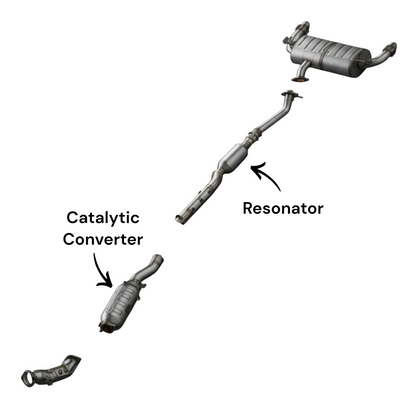 Mitsubishi Lancer 2.0L (2011-2015) (Turbo) Catalytic Converter with Resonator