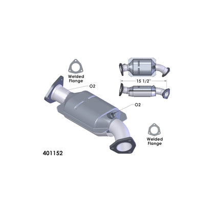 Audi A4 Quattro 1.8L Turbocharged AWD 1997-2005 Catalytic Converter