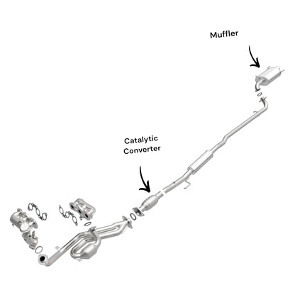 Lexus ES300 3.0L (1999-2001) Catalytic Converter and Muffler