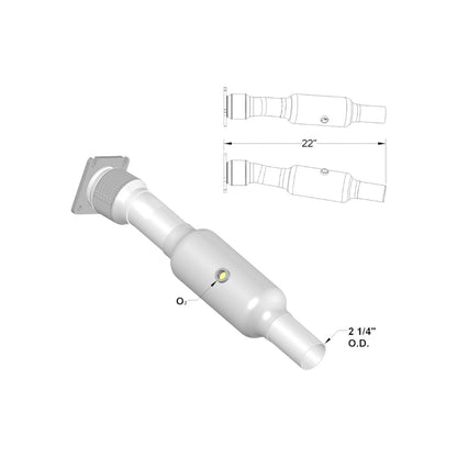 Dodge Caravan 3.3L (2001-2007) Catalytic Converter With Flex