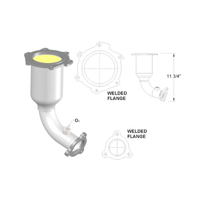 Nissan Murano 3.5L (2003-2007) Front Catalytic Converter