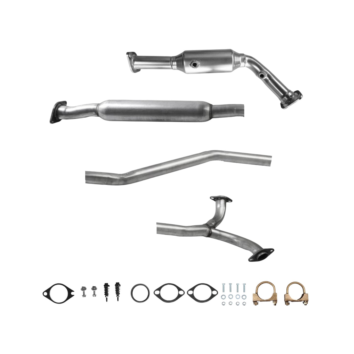Mazda 6 2.3L (Non-Turbo) (Except SULEV) (2003-2008) Catalytic Converter And Resonator With Pipe