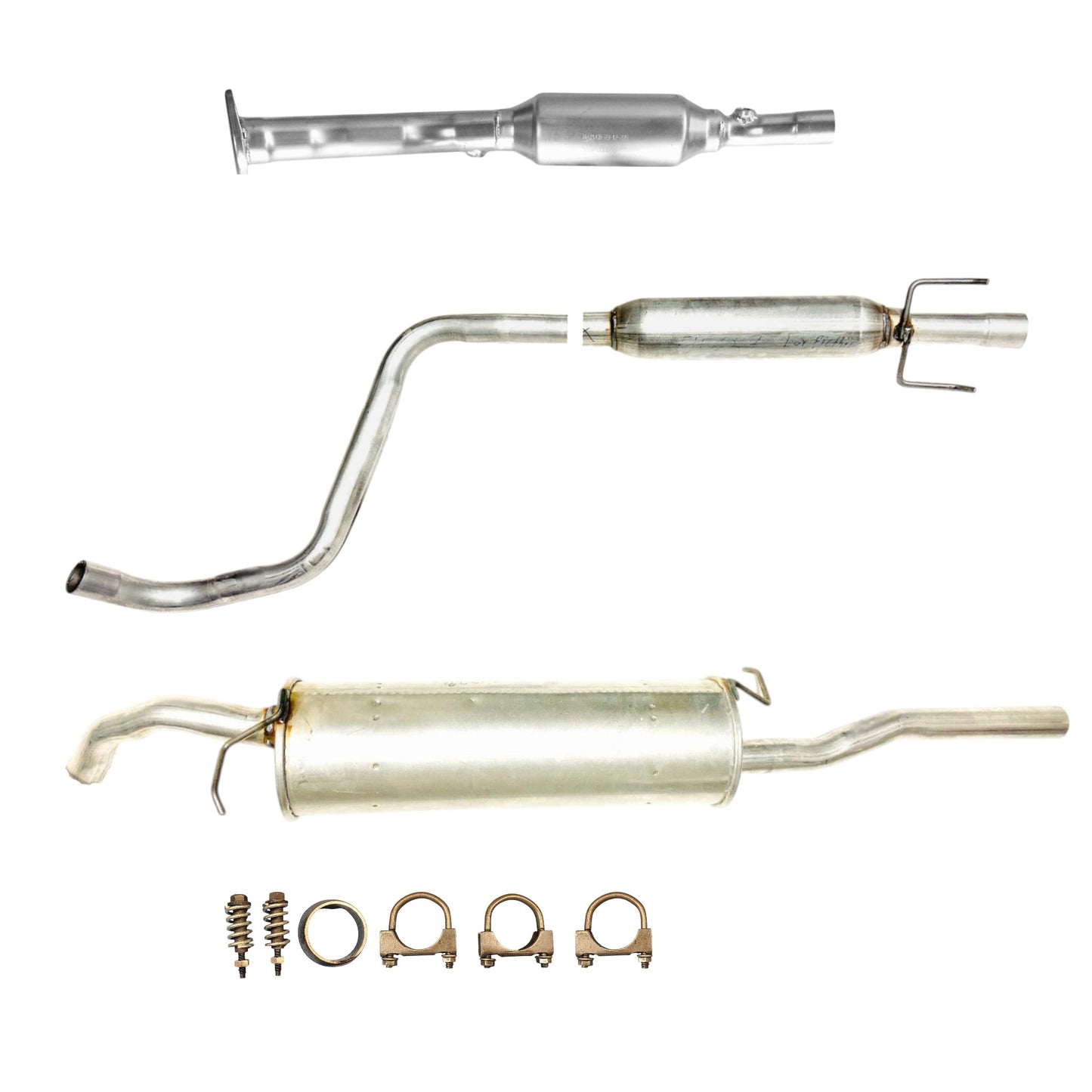 Toyota Echo 1.5L (2003-2005) (Sedan) Catalytic Converter, Resonator and Muffler