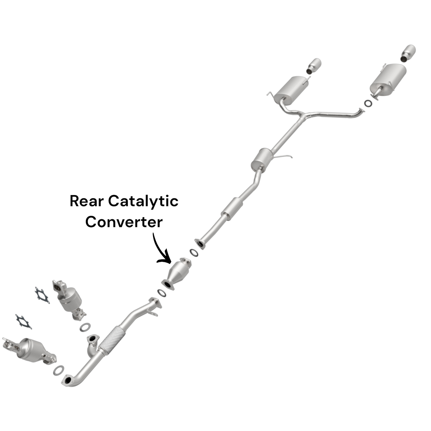 Honda Accord 3.0L (2003-2007) (Non-Hybrid) Rear Catalytic Converter