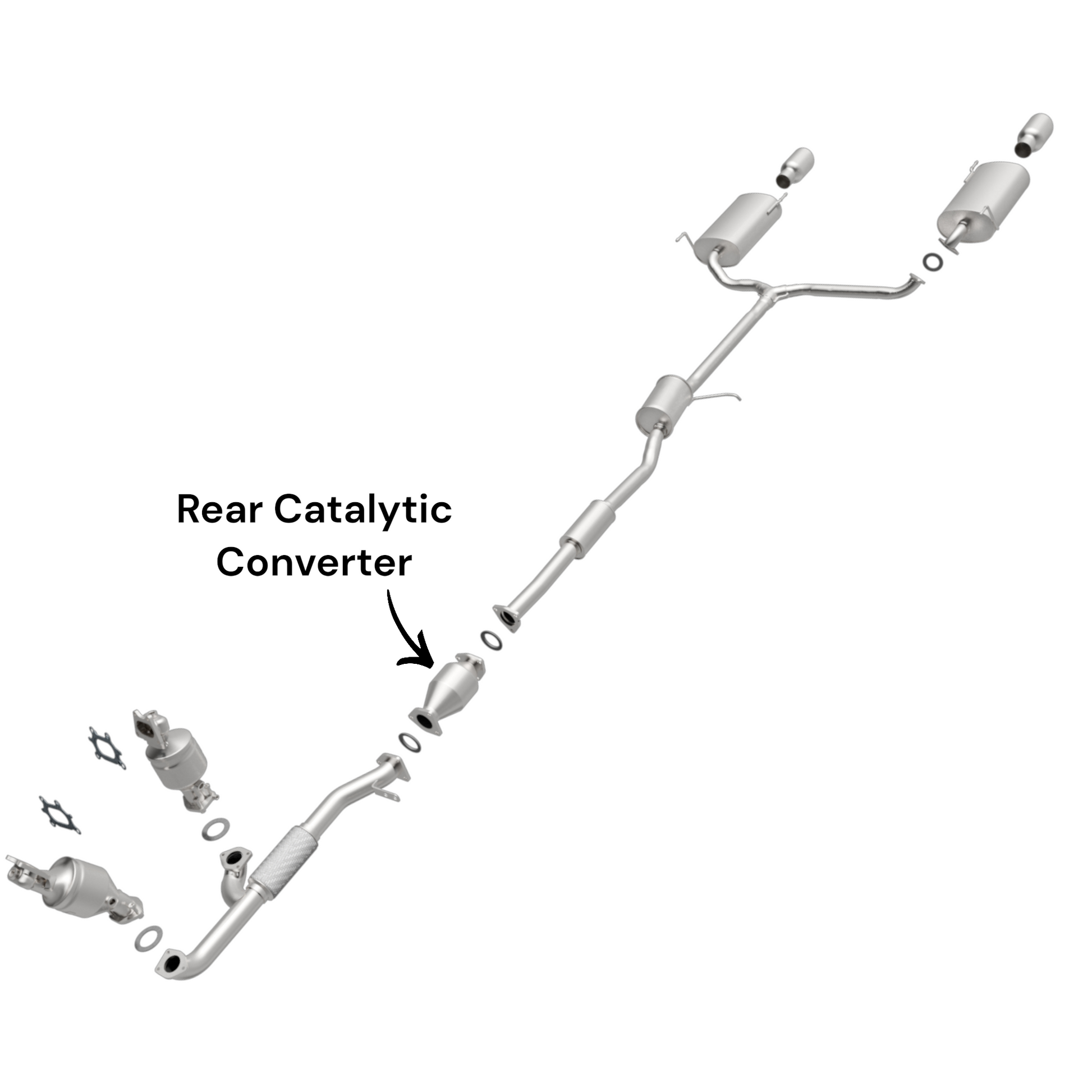Honda Accord 3.0L (2003-2007) (Non-Hybrid) Rear Catalytic Converter