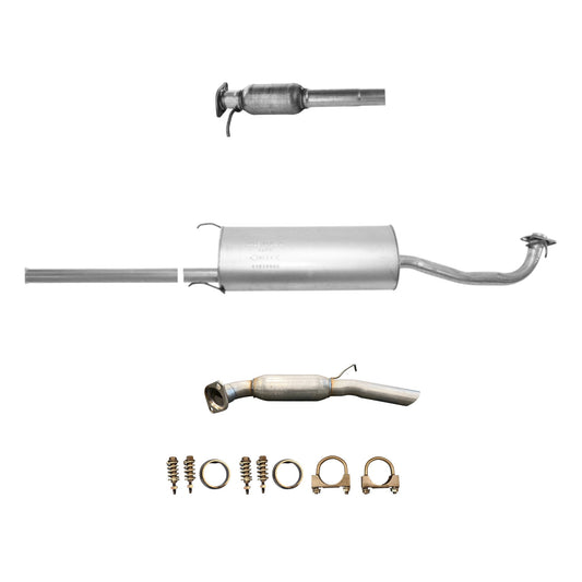 Toyota Highlander 2.4L (2004-2007) Catalytic Converter, Muffler and Resonator
