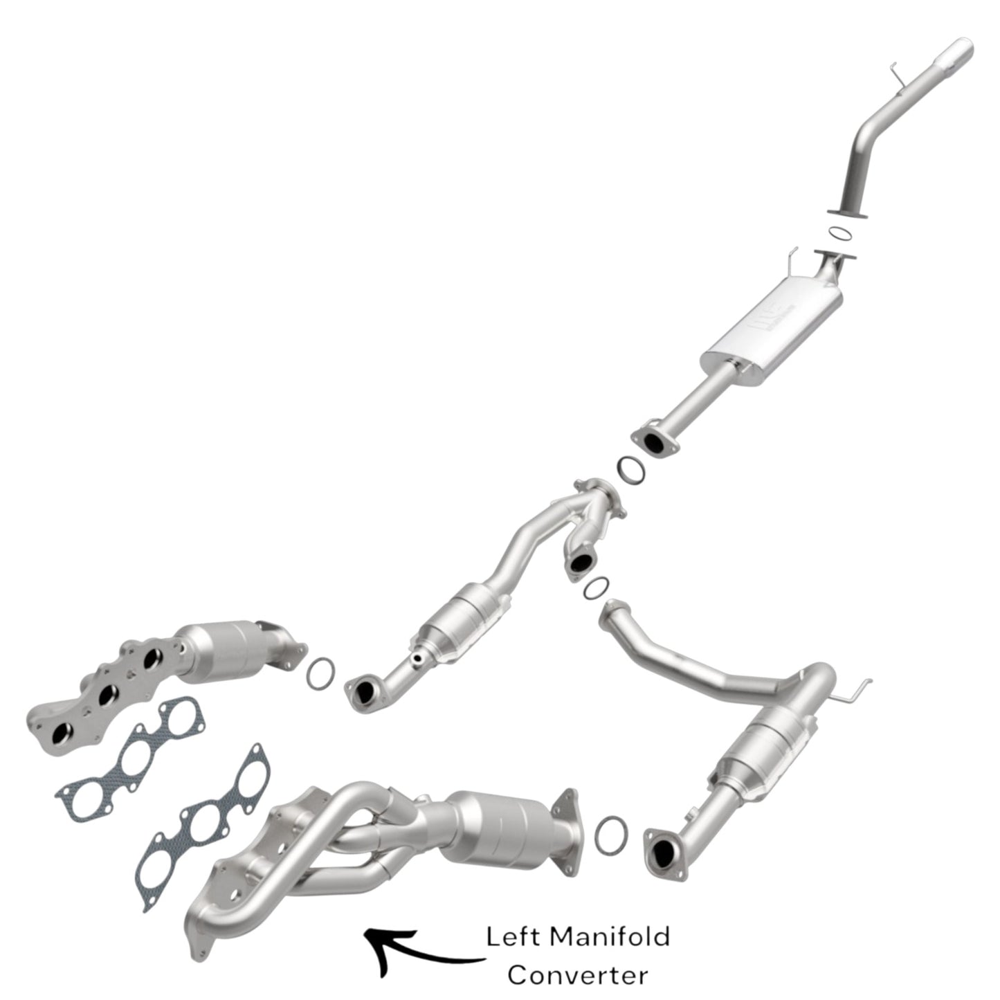 Toyota FJ Cruiser 4.0L (2007-2009) Left Side Manifold Converter.