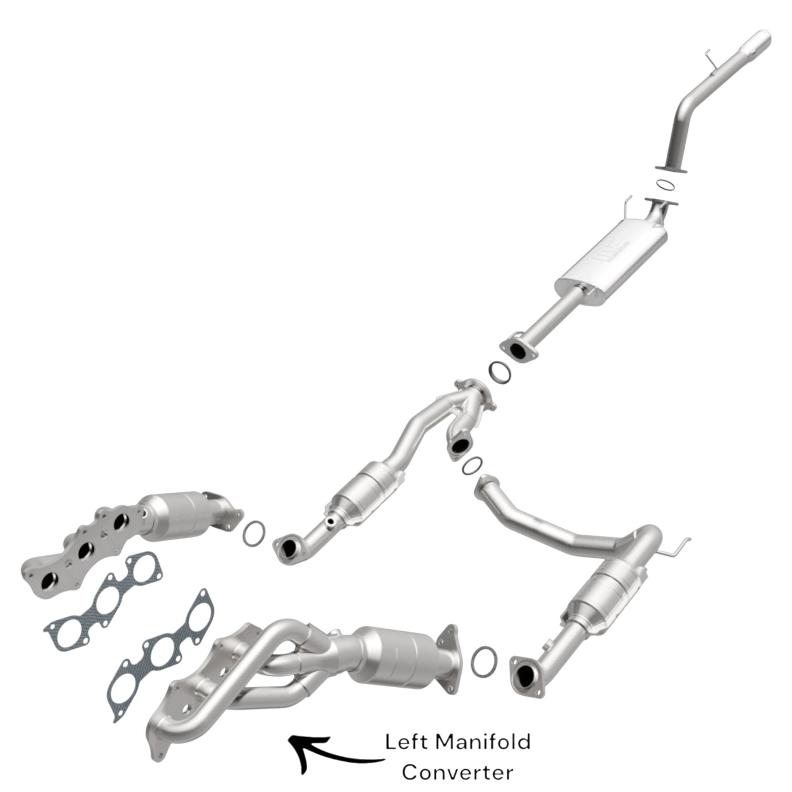 Toyota FJ Cruiser 4.0L (2007-2009) Left Side Manifold Converter.
