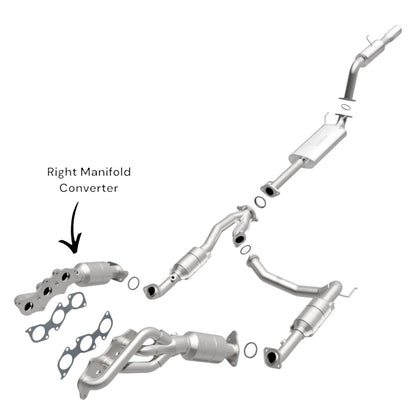 Toyota 4Runner 4.0L (2003-2009) Right Side Manifold Converter.