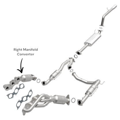 Toyota FJ Cruiser 4.0L (2007-2009) Right Side Manifold Converter. 