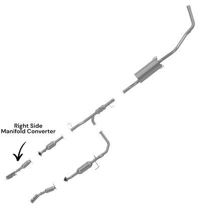 Toyota Tundra 4.0L (2005, 2006) Right Side Manifold Converter. (Copy)