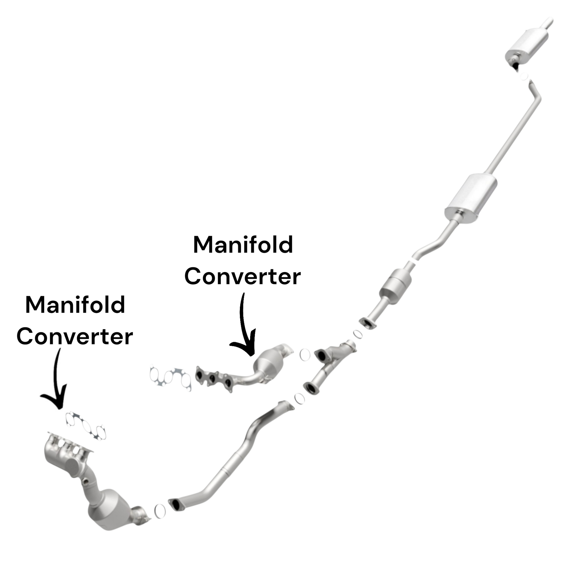 Lexus RX330 3.3L (2004-2006) Both Manifold Converters