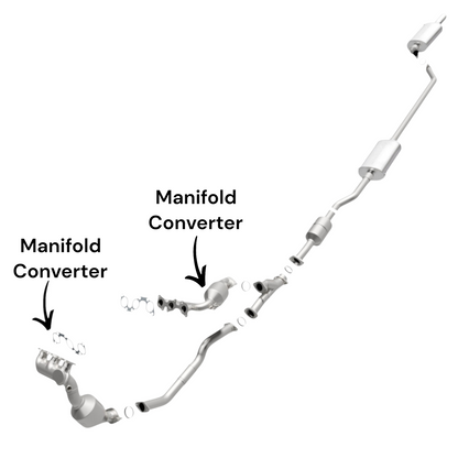Lexus RX330 3.3L (2004-2006) Both Manifold Converters