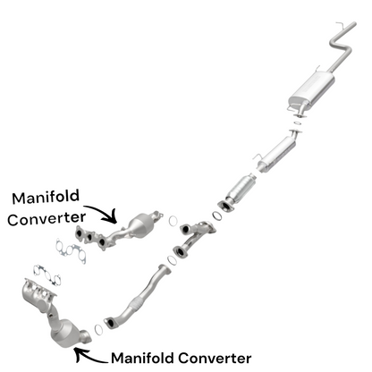Toyota Highlander 3.3L (2004-2007) Both Manifold Converters