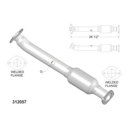 16399 - Nissan Xterra 4.0L (2005-2011) Rear Right Side Catalytic Converter
