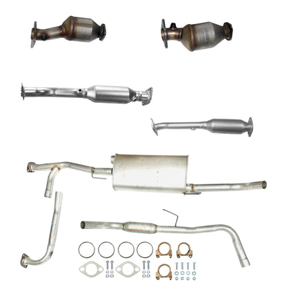 Nissan Frontier 4.0L (2007, 2019) (59.5" Bed Only) Catalytic Converters, Muffler with Pipe and Resonator