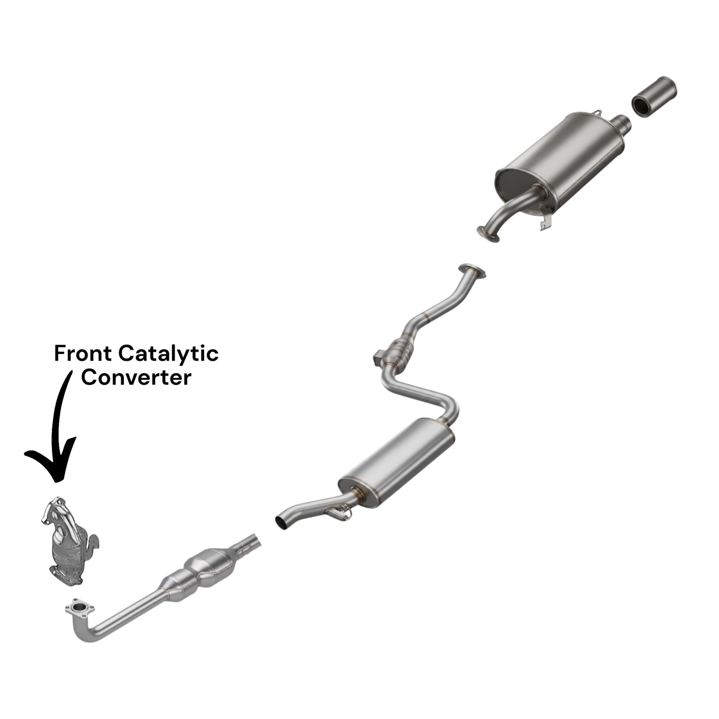 Volvo V40 1.9L (2000-2004) Front Catalytic Converter