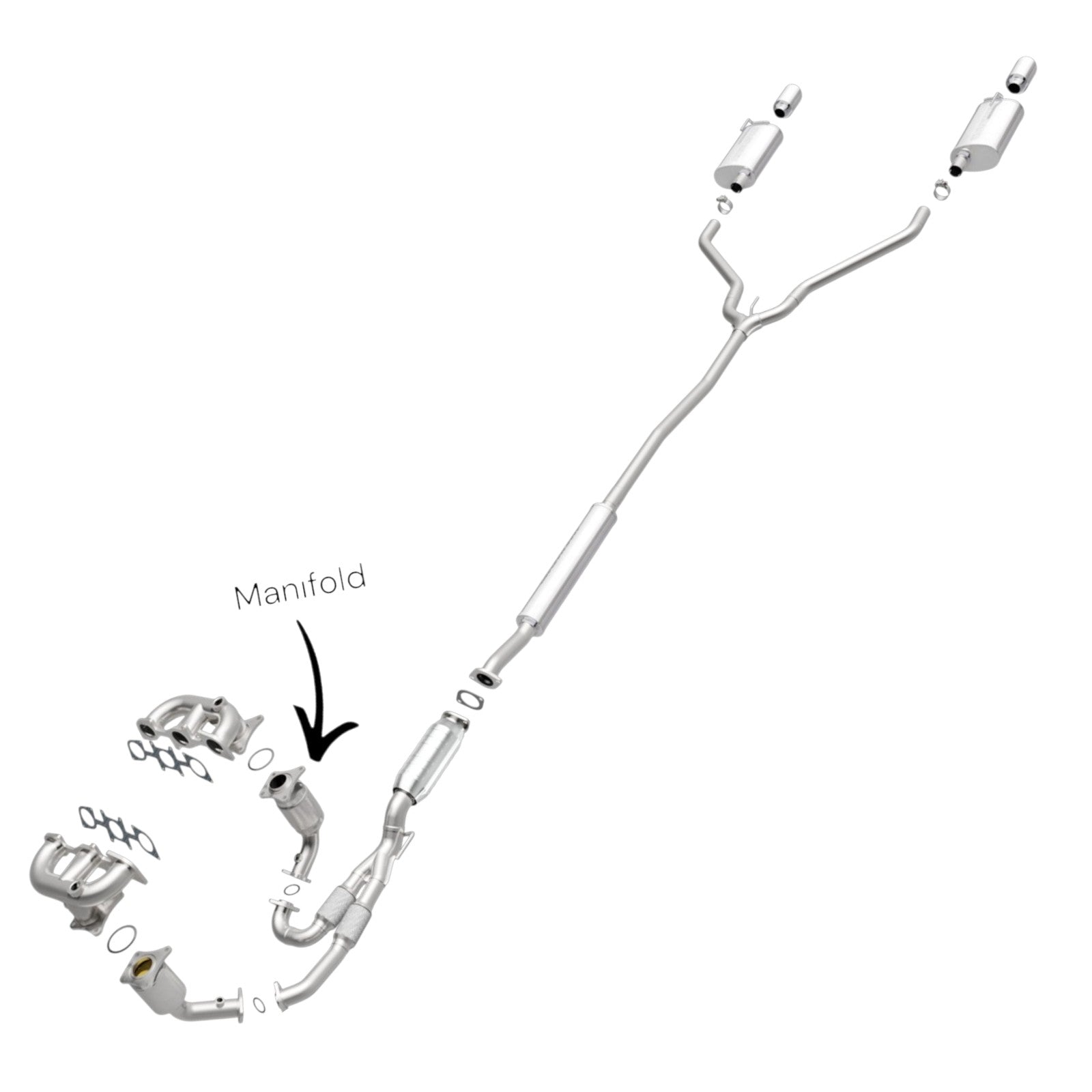 Nissan Quest 3.5L (2005-2009) Rear Manifold Converter 