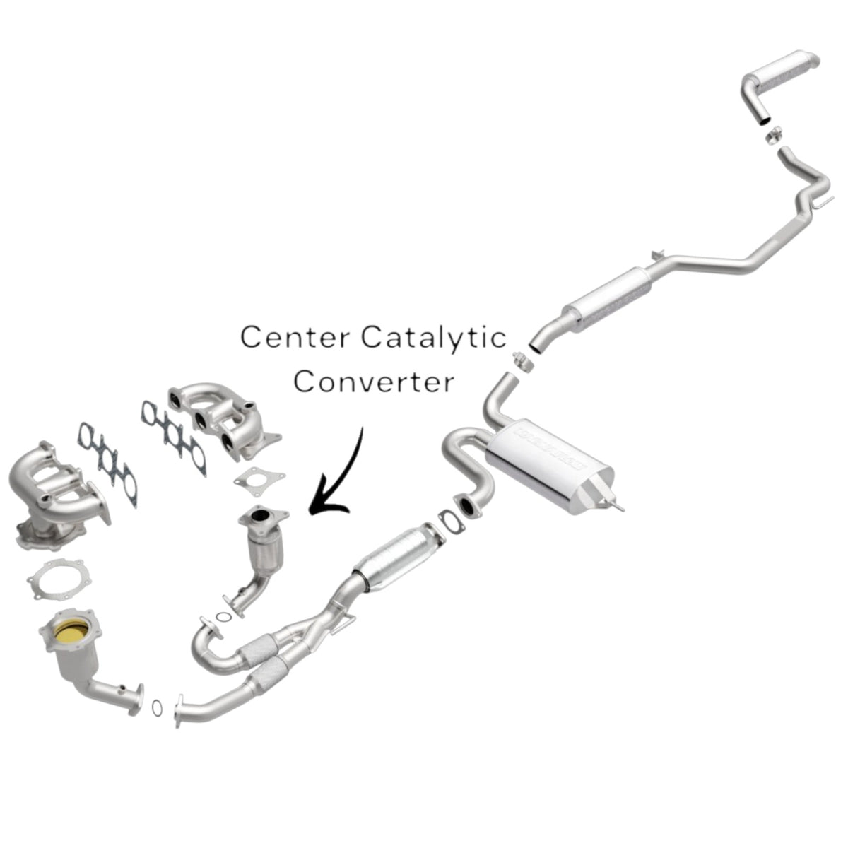 Nissan Quest 3.5L (2005-2009) Rear Manifold Converter 