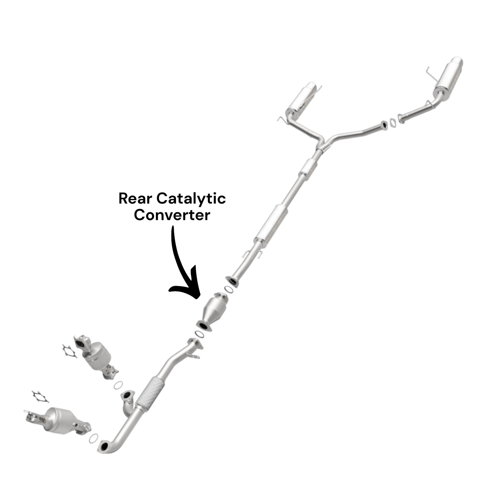 Acura RL 3.7L (2009-2012) Rear Catalytic Converter