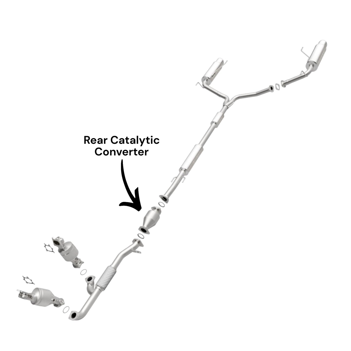 Honda Accord Crosstour 3.5L (2010-2011) Rear Catalytic Converter