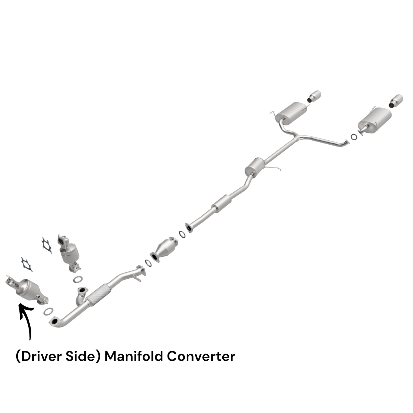 Acura TL 3.2L (2004-2008) (Driver Side) Manifold Converter
