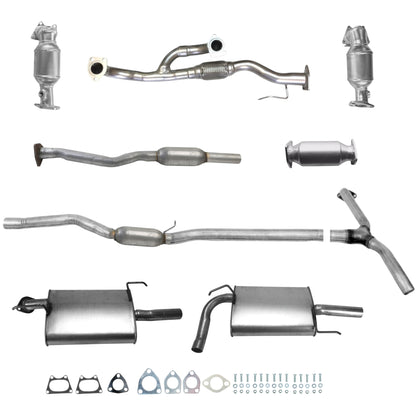 Honda Accord 3.0L (2003-2007) (2-Door) (Non-Hybrid) Manifold Converters, Flex Y-Pipe, Catalytic Converter, Resonator, Y pipe Resonator and Both Side Muffler