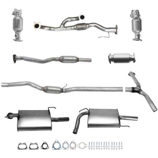 Honda Accord 3.0L (2003-2007) (2-Door) (Non-Hybrid) Manifold Converters, Flex Y-Pipe, Catalytic Converter, Resonator, Y pipe Resonator and Both Side Muffler