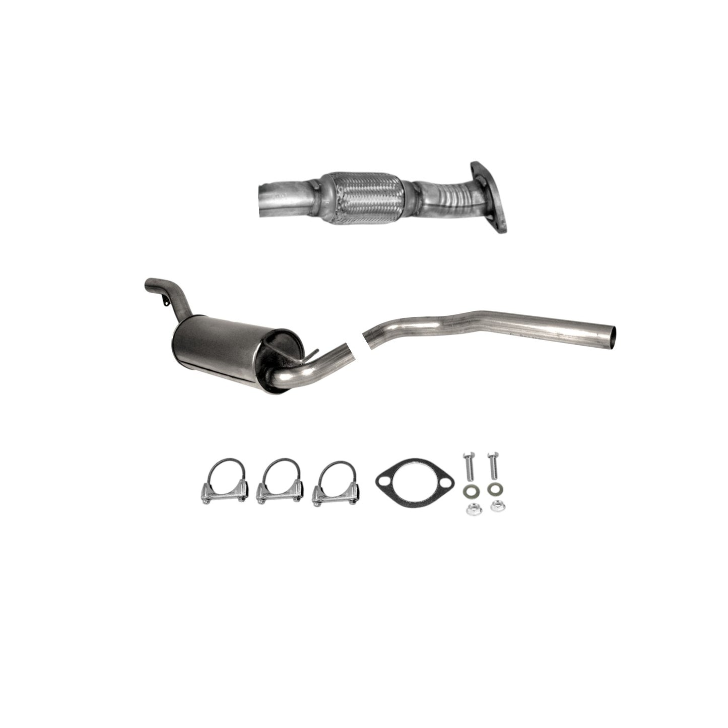 Tuyau flexible et silencieux intermédiaire pour Ford Focus 2.0L 2008-2011 (sauf : PZEV)