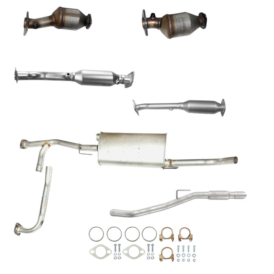 Nissan Xterra 4.0L (2005-2015) Catalytic Converters, Muffler with Pipe and Tail Pipe