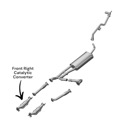 Nissan NV3500 4.0L (2012-2021) Front Right Side Catalytic Converter