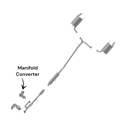 Toyota Avalon 3.5L (2005-2018) (Passenger Side) Manifold Converter