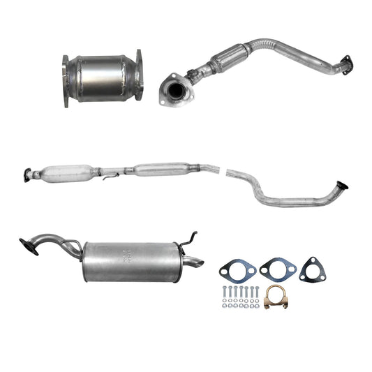 Convertisseur, tuyau flexible, résonateur et silencieux pour Chevrolet Aveo5 1.6L (2007-2008) (Hayon)