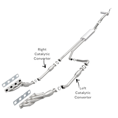 Infiniti QX56 5.6L (2004-2010) Left And Right Side Catalytic Converter
