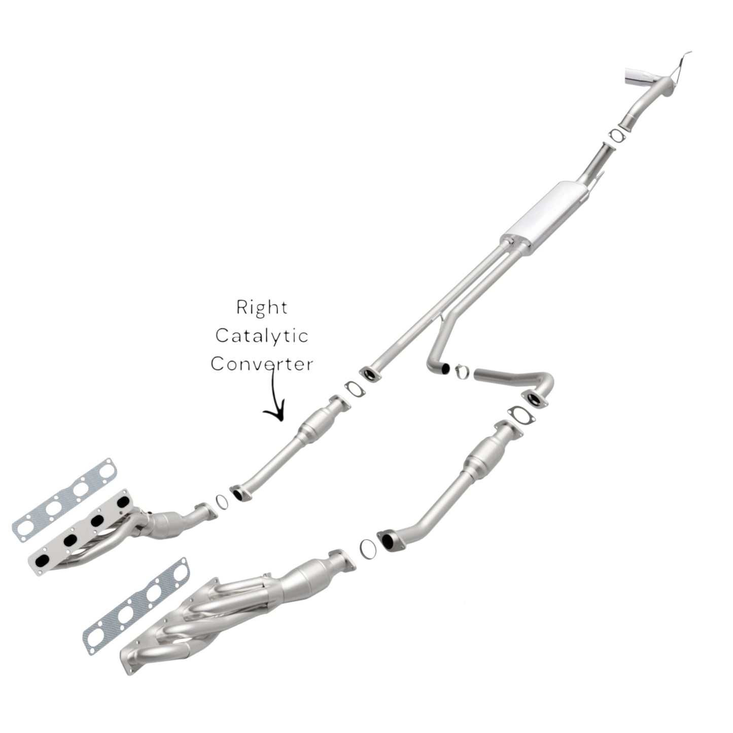 Nissan Armada 5.6L (2005-2006) (Exc AWD) Right Side Catalytic Converter