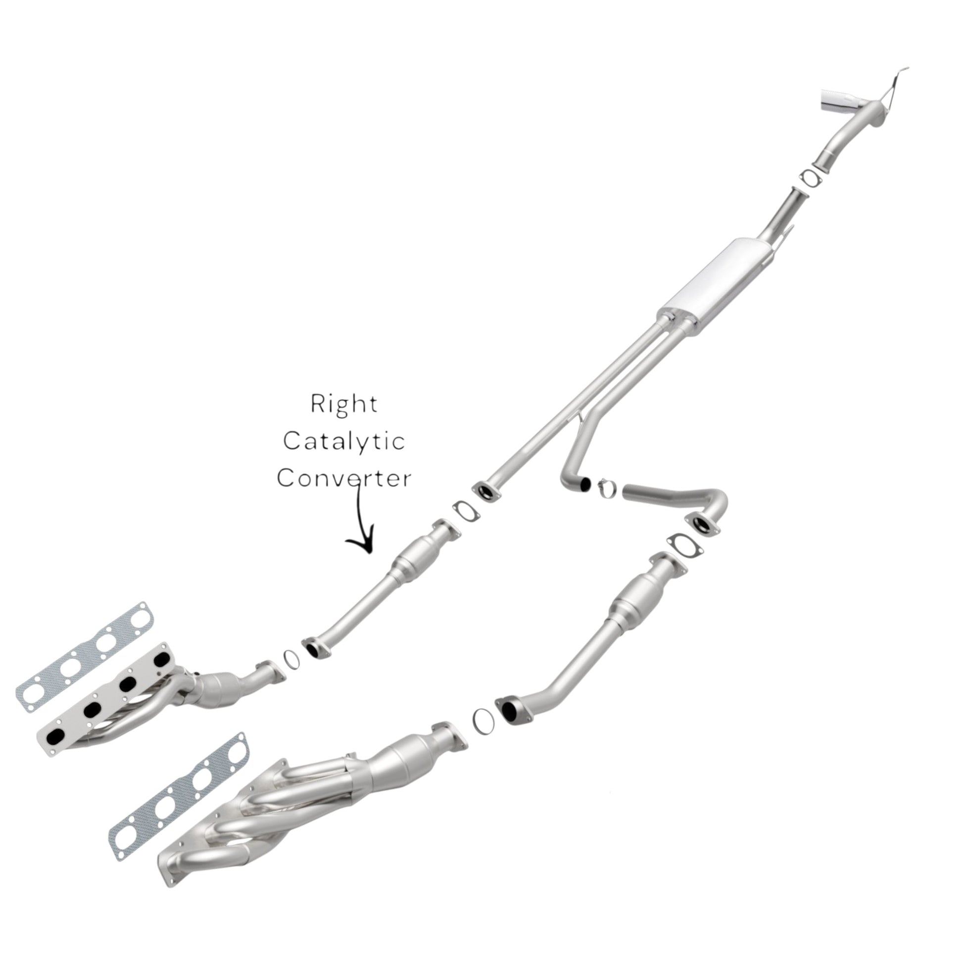 Nissan Armada 5.6L (2005-2006) (Exc AWD) Right Side Catalytic Converter
