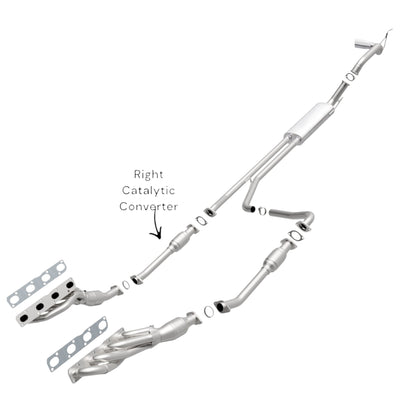 Nissan Armada 5.6L (2005-2006) (Exc AWD) Right Side Catalytic Converter