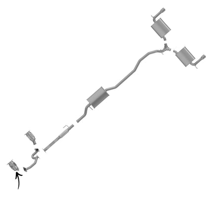 Lincoln MKX 3.7L (2007-2010) Manifold Converter 
