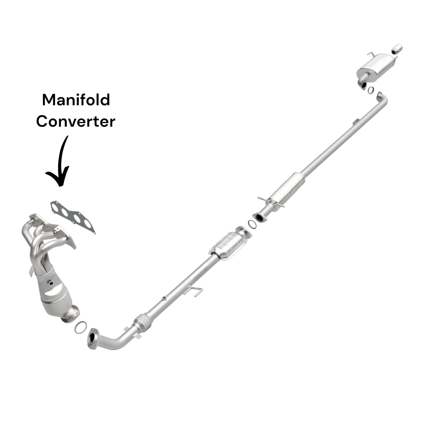 Toyota Camry 2.4L (2003-2009) (Non-Hybrid) (California Emissions Only) (SULEV Only) Manifold Converter