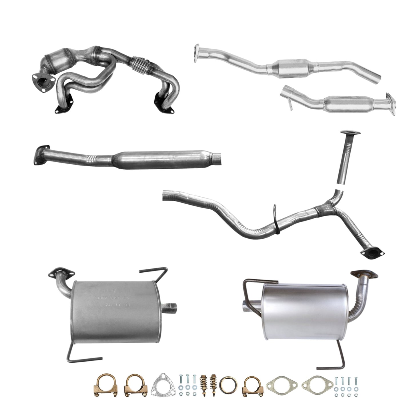 Ligne d'échappement complète pour Subaru Forester 2.5L (2009-2010) (non turbo)