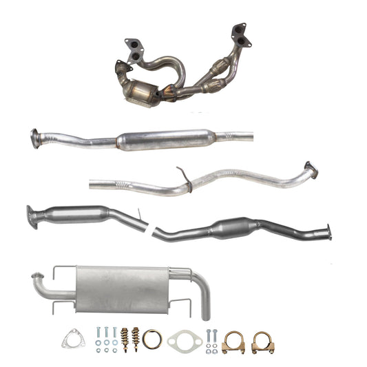 Subaru Impreza 2.5L (2008-2011) (Hatchback Only) (SOHC) (Non-Turbo) Manifold Converter, Catalytic Converter, Resonator and Muffler
