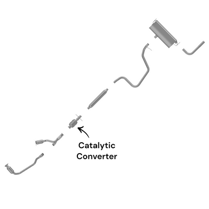 Saturn Aura 3.5L (2008) Catalytic Converter