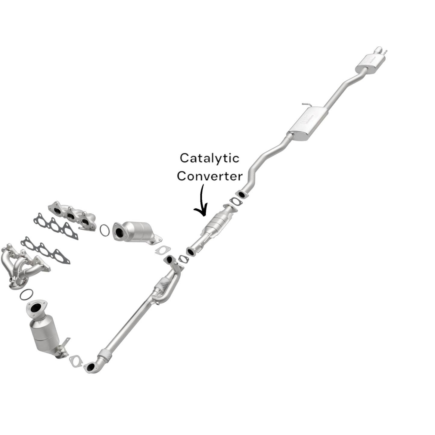 Chevrolet Traverse 3.6L 2009-2017 Rear Catalytic Converter