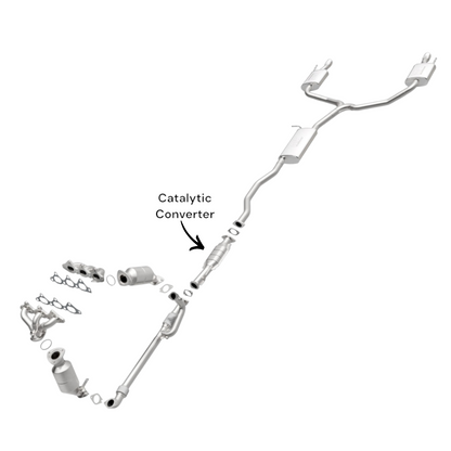 Convertisseur catalytique arrière pour Buick Enclave 3.6L (2009-2017)